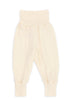 Wolle/Seide Baby-Hose mit Nabelbund Natur