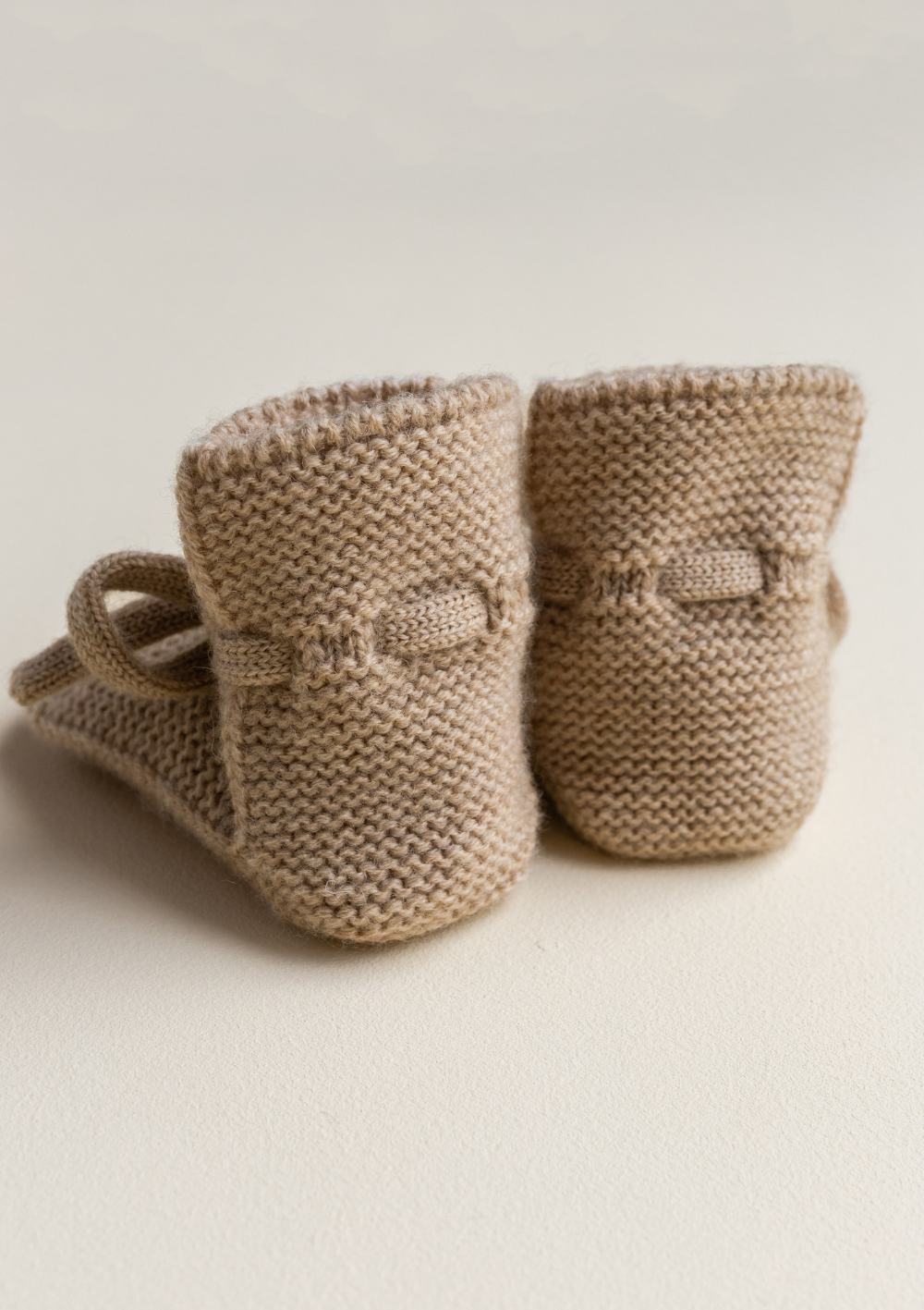 Hvid Booties Sand