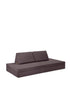 Spielsofa Velours Elefant Grau