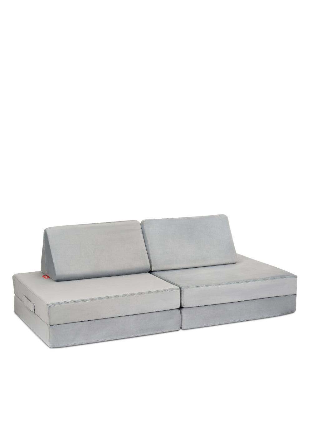Funzy Mini Spielsofa Velours Mond Grau