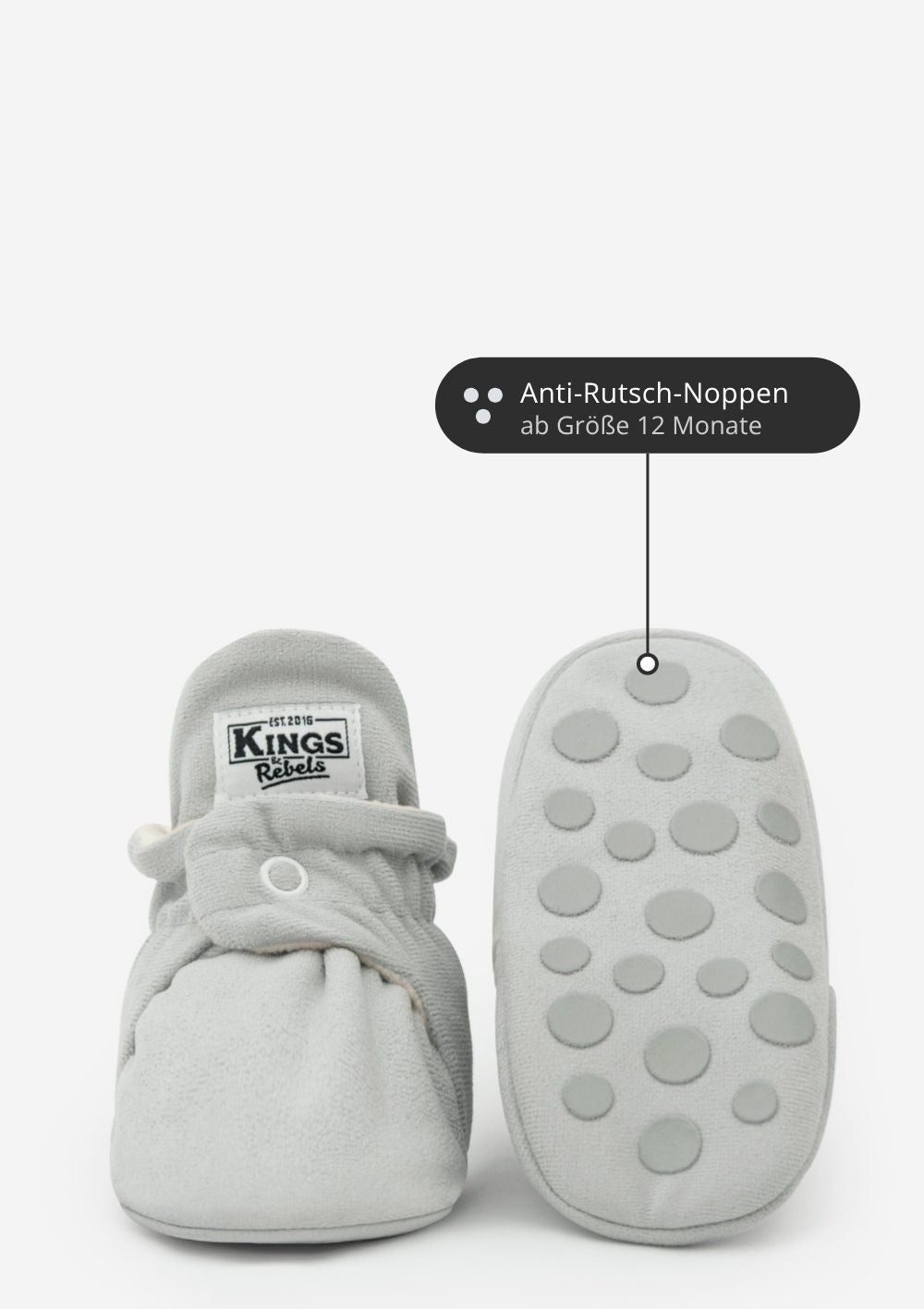 Kings & Rebels Booties Gripper-Linie mit Anti-Rutsch-Noppen ab Größe 12 Monate