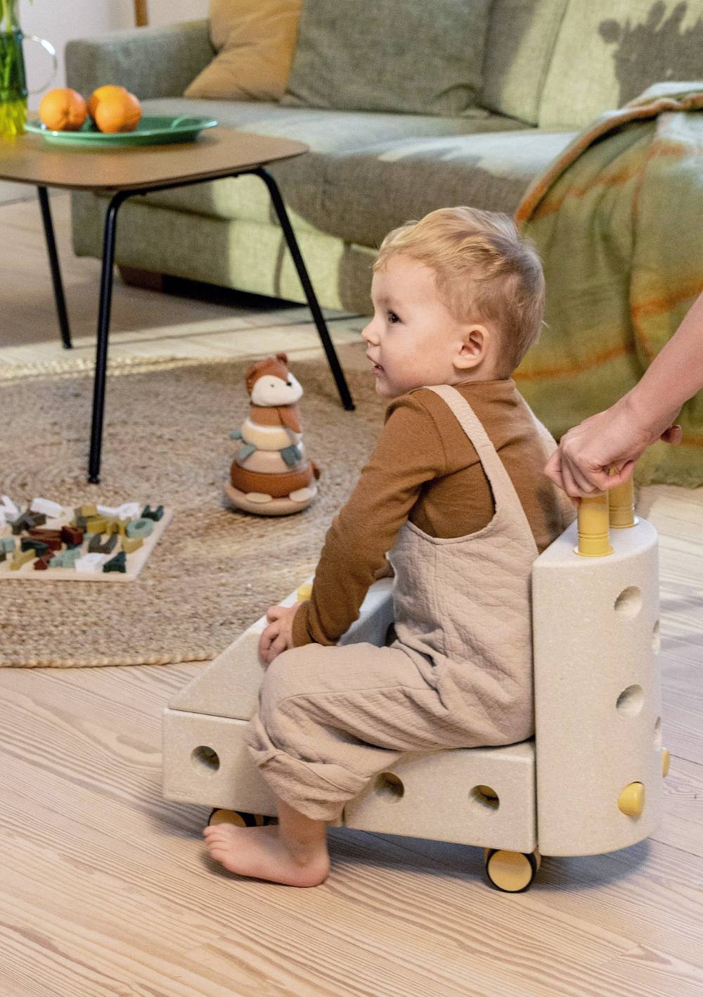 MODU Bauspielzeug 'Explorer-Set' 20-teilig Sand Grey / Honey Yellow