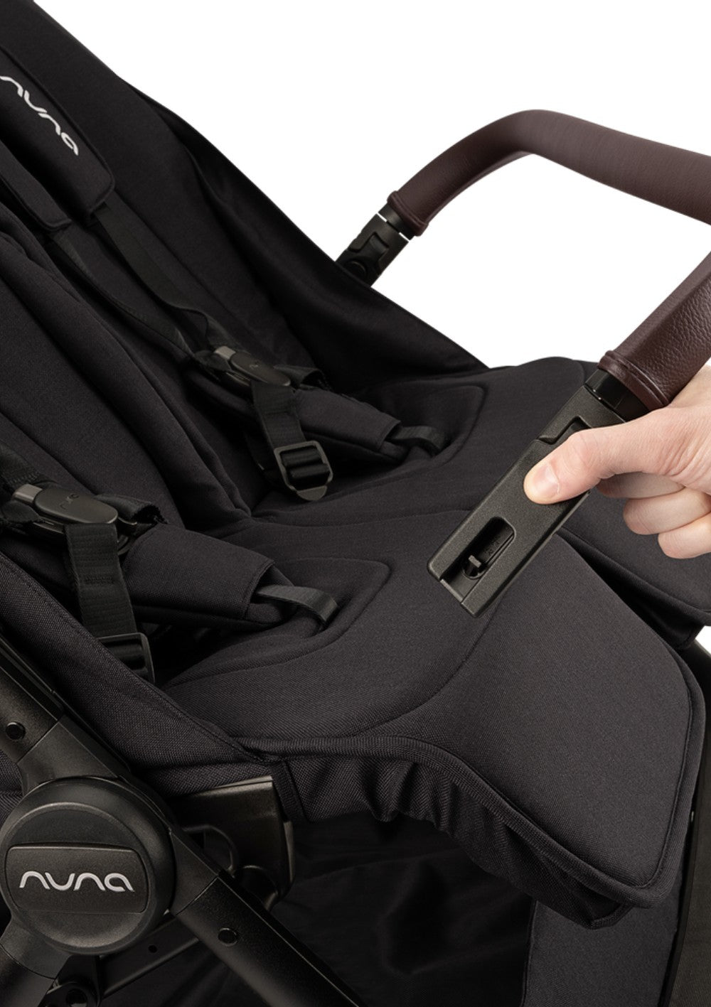 Nuna Geschwisterbuggy 'TRVL dubl ' Caviar