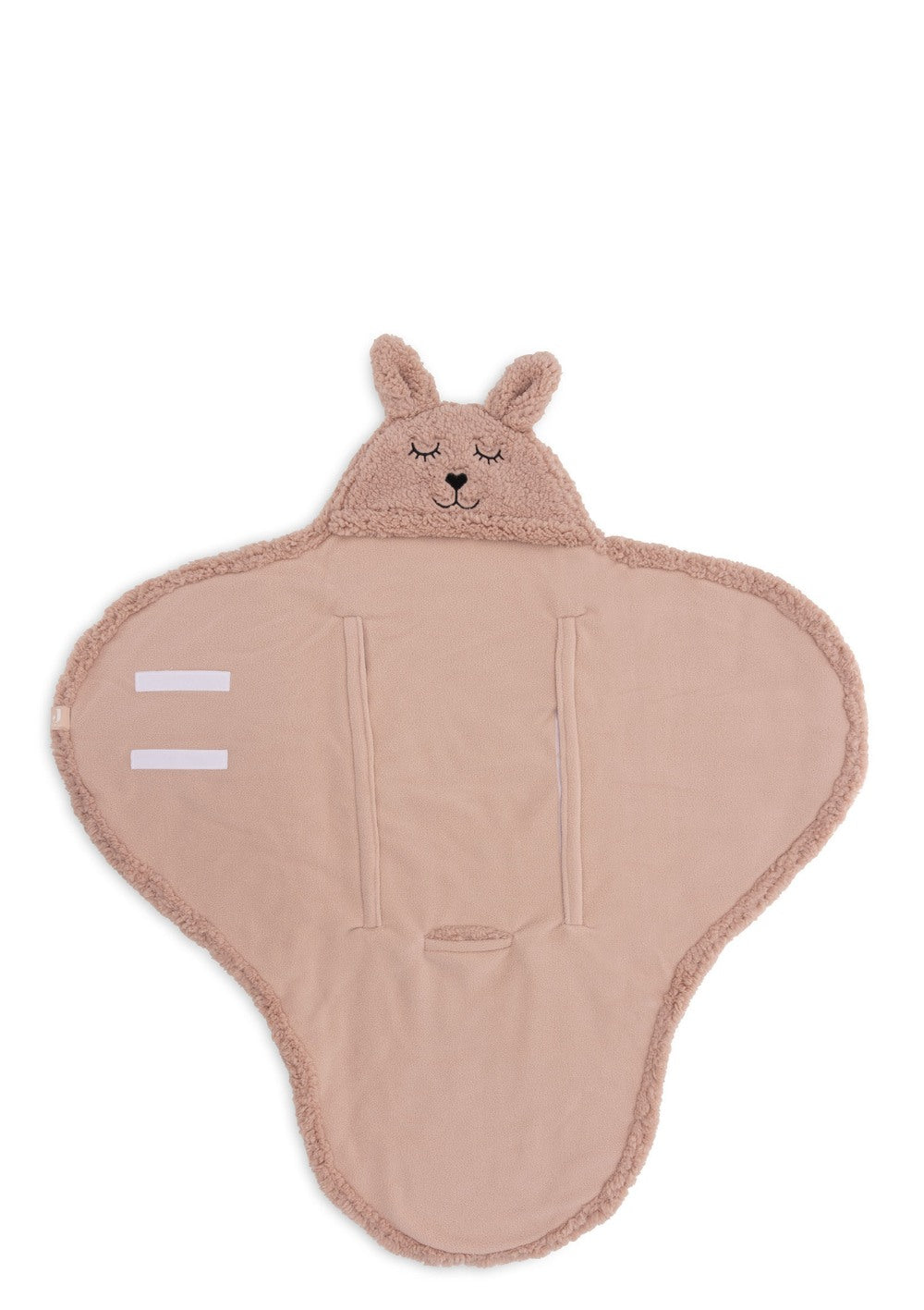 Jollein Einschlagdecke für Babyschale 'Bunny' Wild Rose