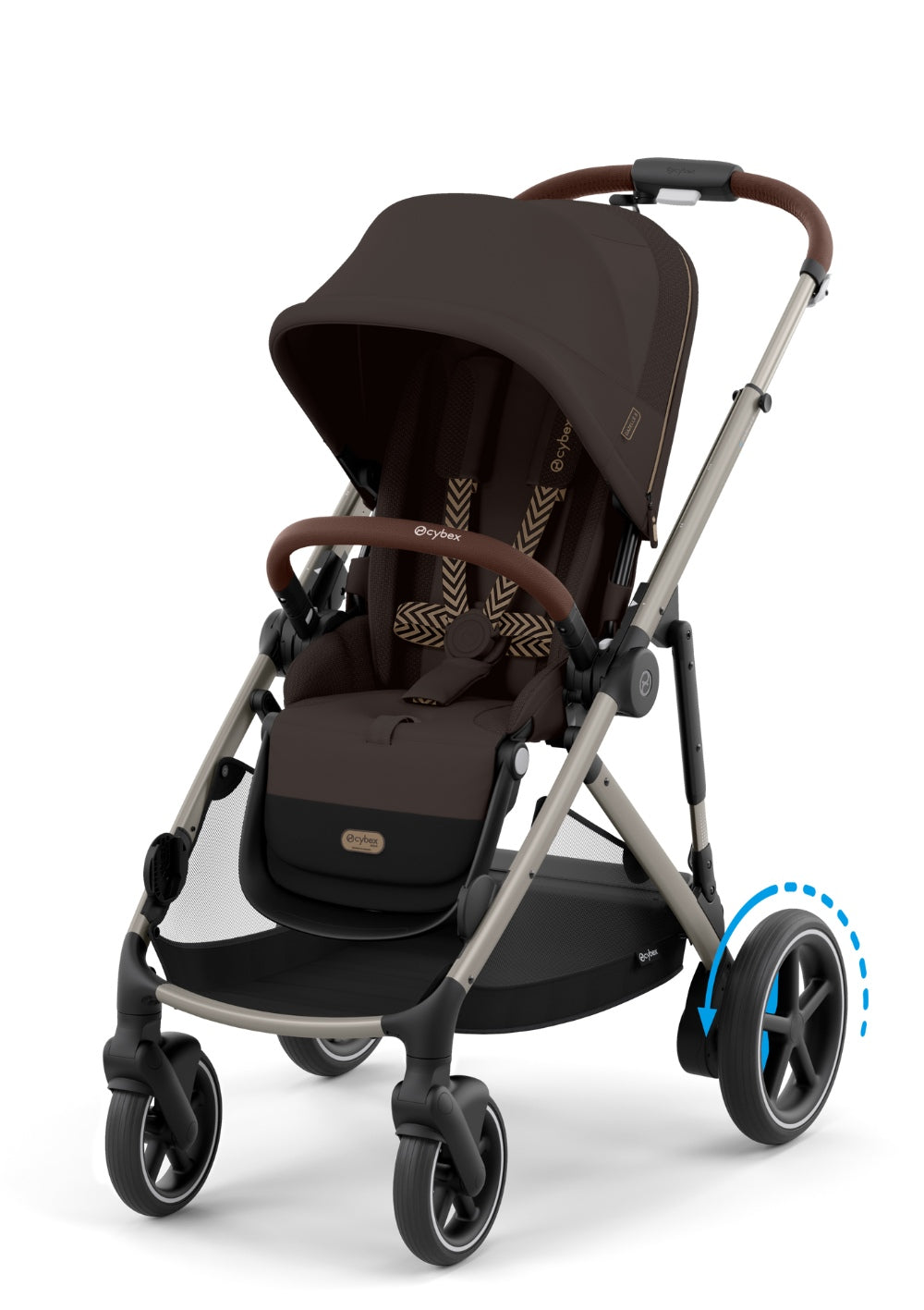 Cybex Gold Kinderwagen 'e-Gazelle S' Chocolate Brown