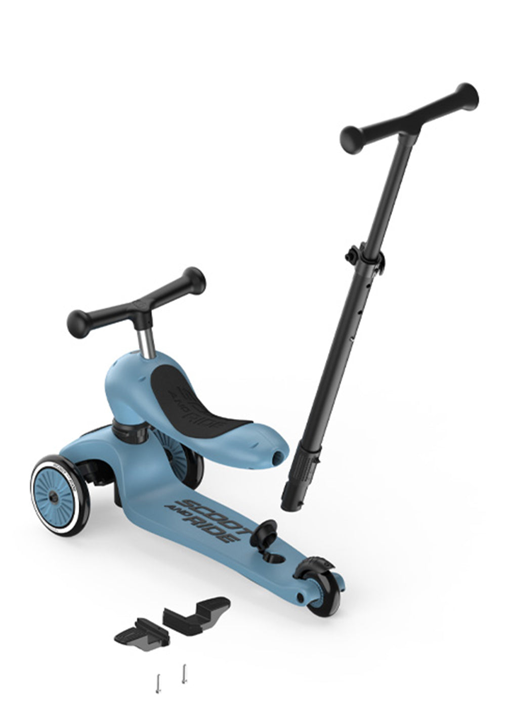 Scoot & Ride 2in1 Kickboard 'Highwaykick 1 Push & Go' steel