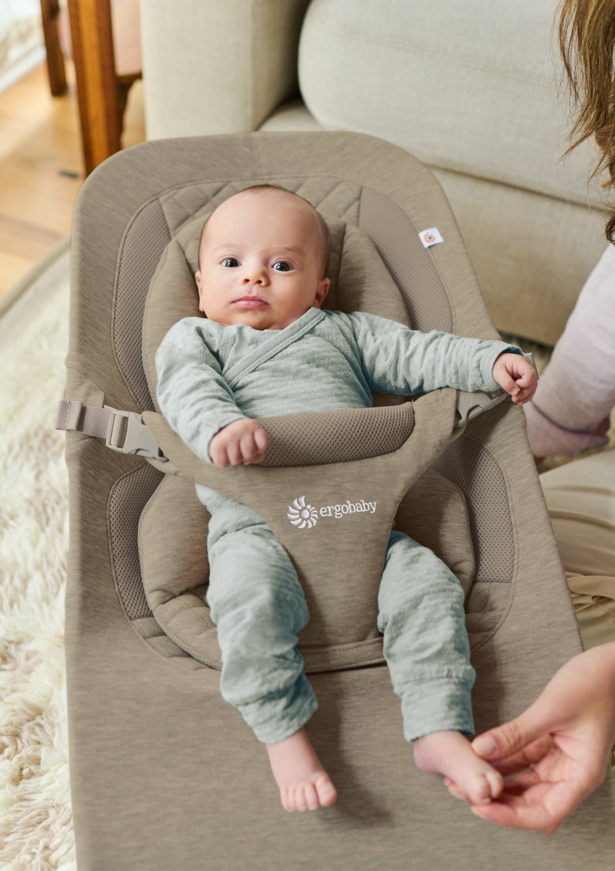 Ergobaby 3-in-1 Babywippe 'Evolve' Knit Soft Oilve