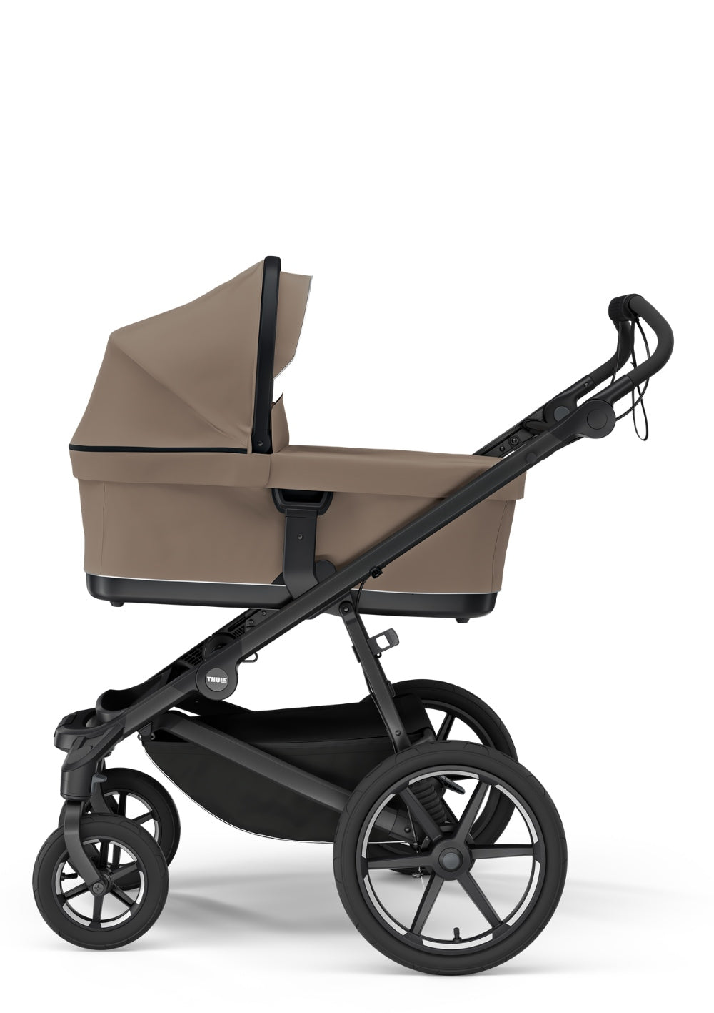 Thule Kinderwagen-Set 'Urban Glide 4-wheel' Tinted Taupe – Seitenansicht