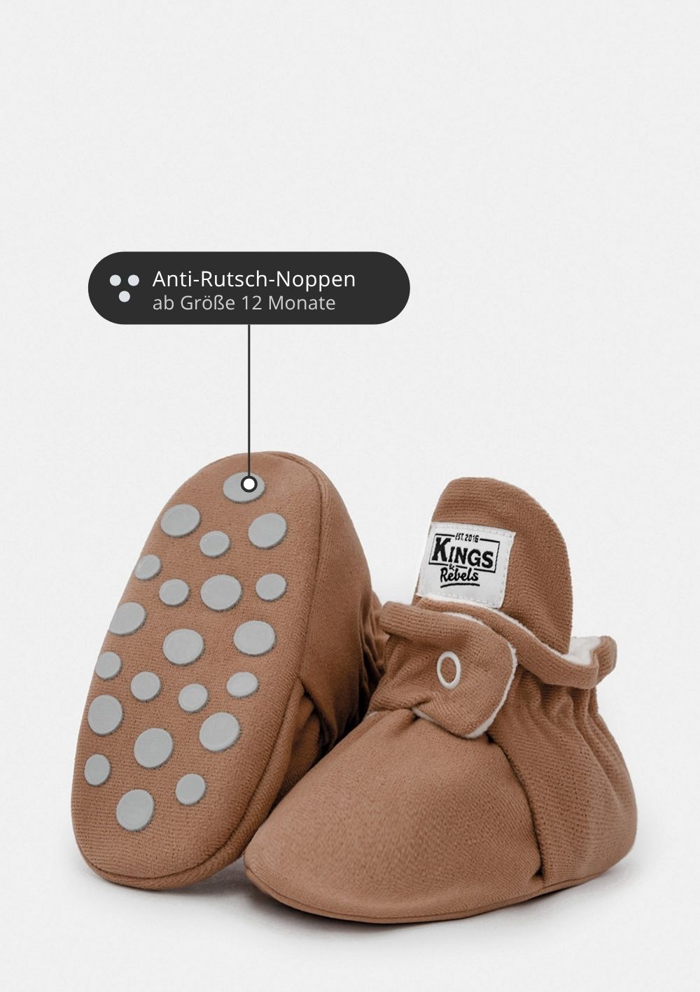 Kings & Rebels Booties Gripper-Linie mit Anti-Rutsch-Noppen ab Größe 12 Monate