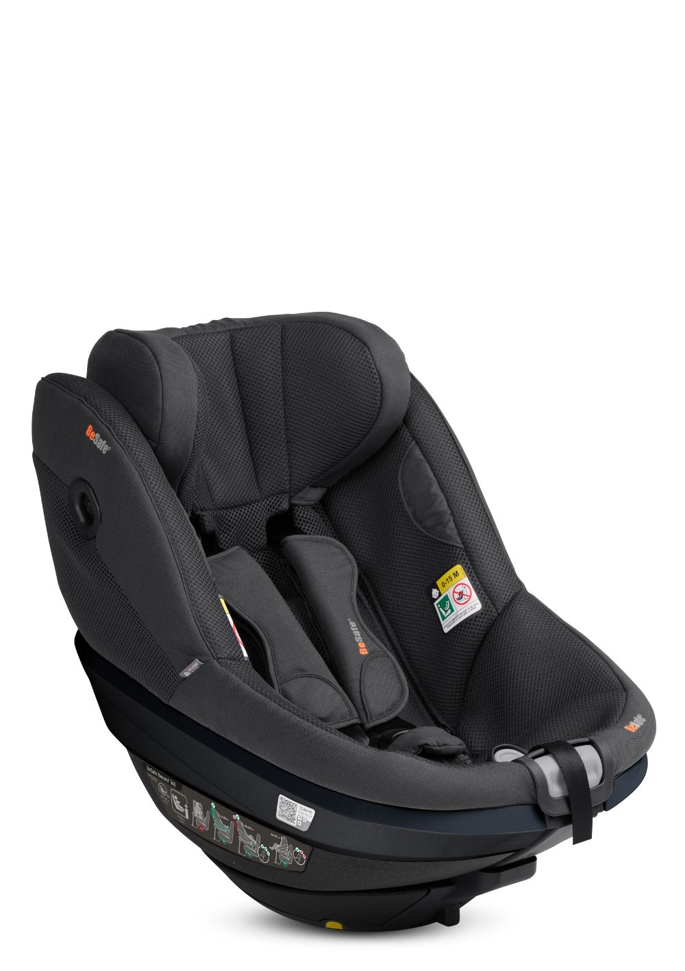 BeSafe Kindersitz 'Beyond2 360' Anthracite Mesh