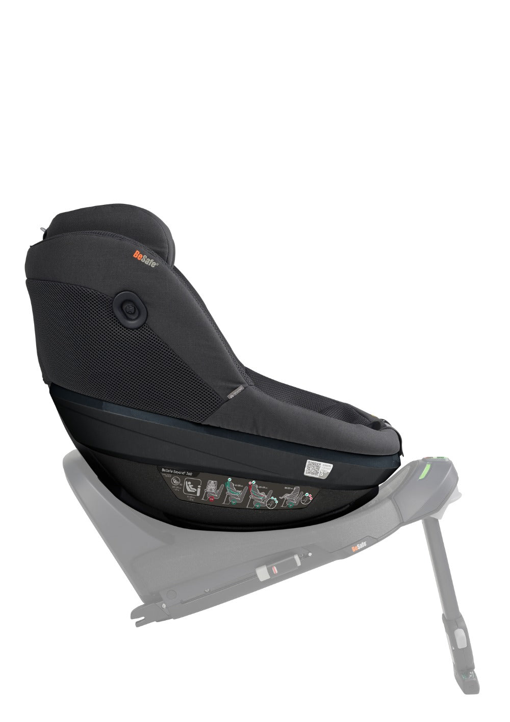 BeSafe Kindersitz 'Beyond2 360' Anthracite Mesh