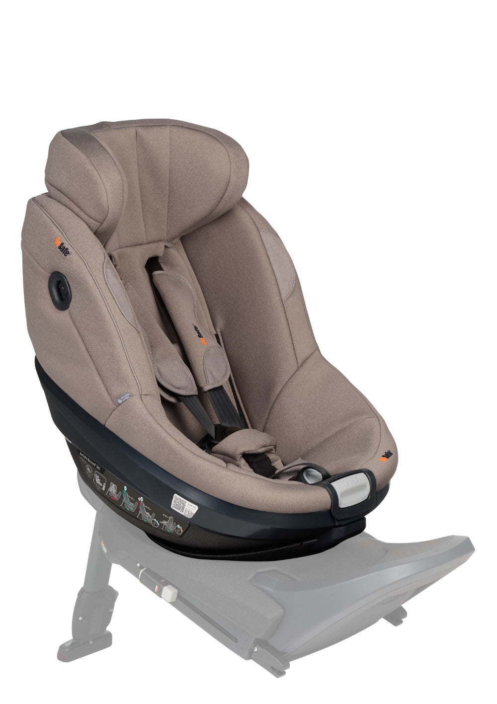 BeSafe Kindersitz 'Beyond2 360' Dark Sand SoftBreeze