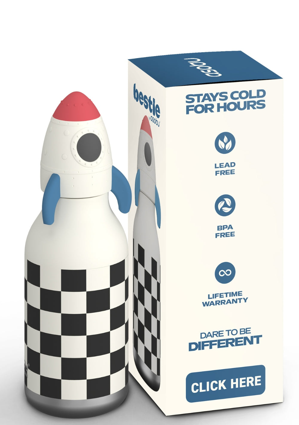Asobu Trinkflasche 'Bestie' Rocket
