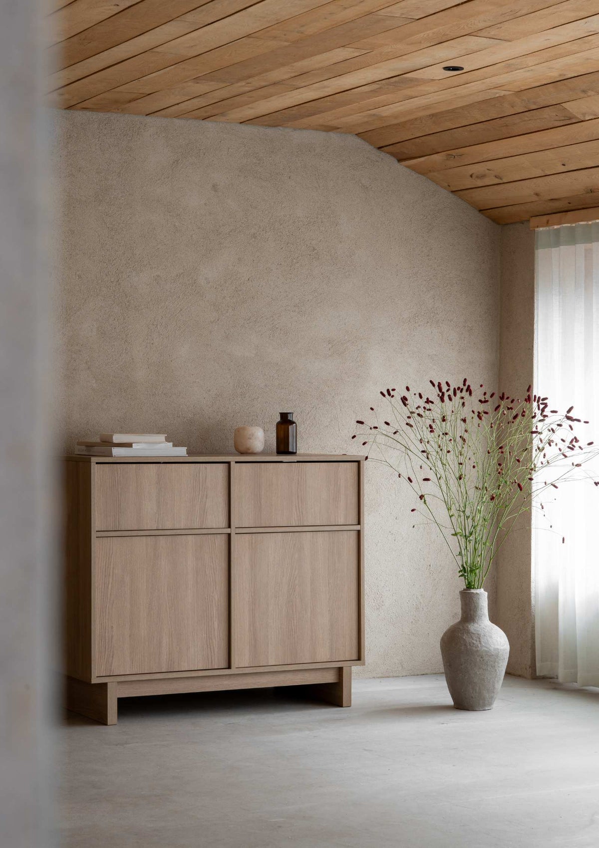 Quax (Wickel-)Kommode 'Kyo' Honey Ash als Eyecatcher im Wohnraum