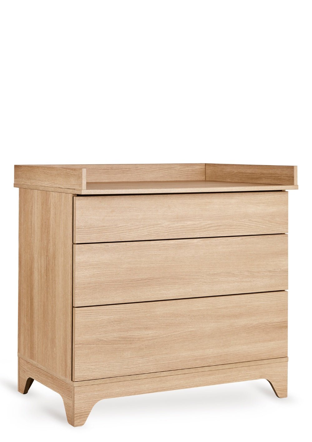 Quax Kommode 'Tsugi' Honey Ash mit Wickelaufsatz