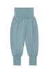 Wolle/Seide Baby-Hose mit Nabelbund Bergblau