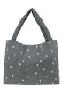 Tasche 'Grey Denim Mom-Bag' Hearts
