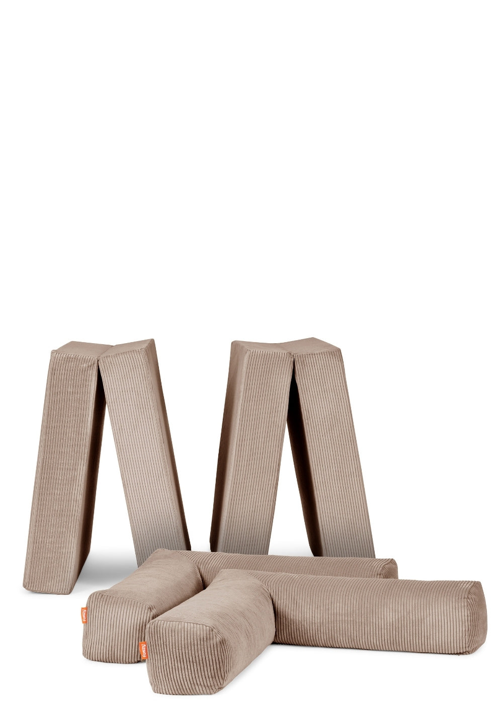 Funzy Family Sofa Cord Karamell Beige
