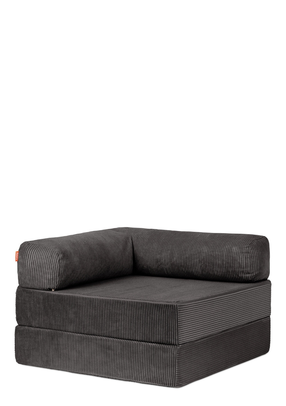 Funzy Family Sofa Cord Kiesel Grau