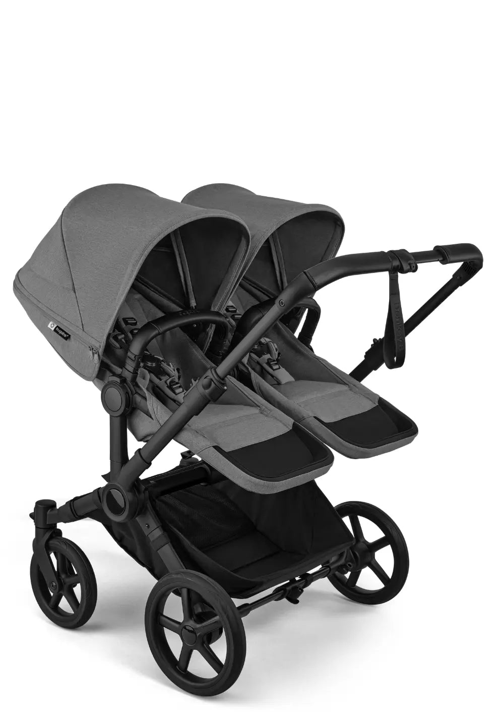 Bugaboo Zwillingskinderwagen 'Donkey 6 Twin' Moon Grey