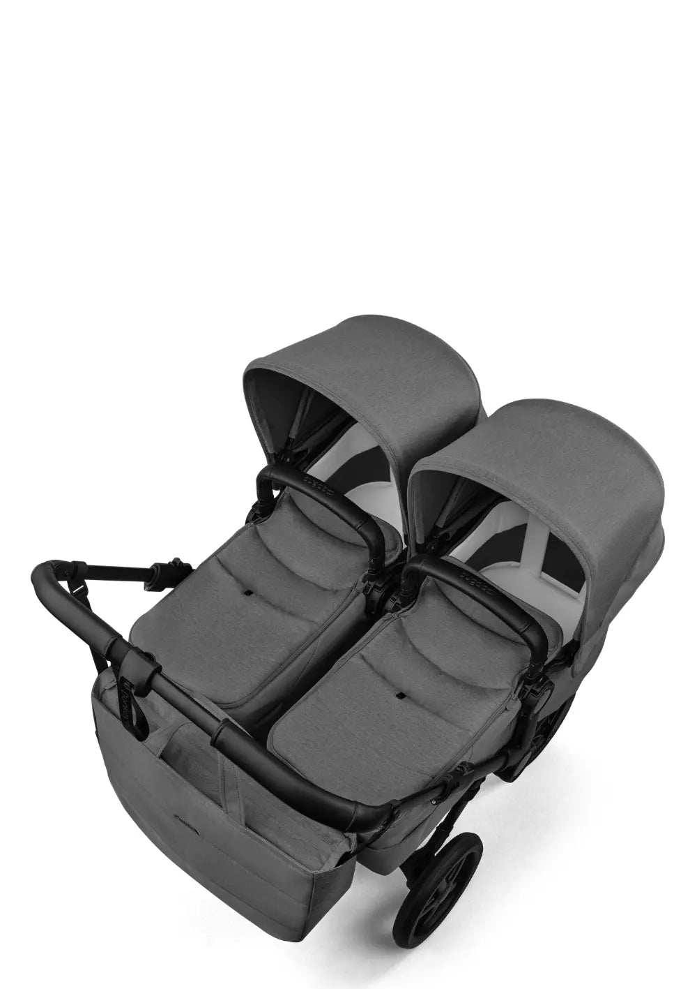Bugaboo Zwillingskinderwagen 'Donkey 6 Twin' Moon Grey