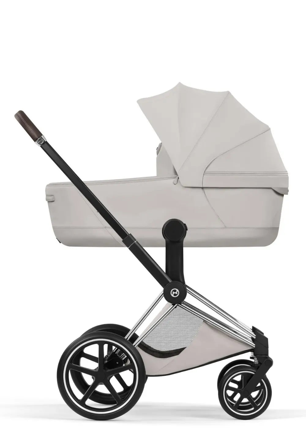 Cybex Kinderwagen-Set 'Priam Style' City Grey (Frame Chrome Brown)