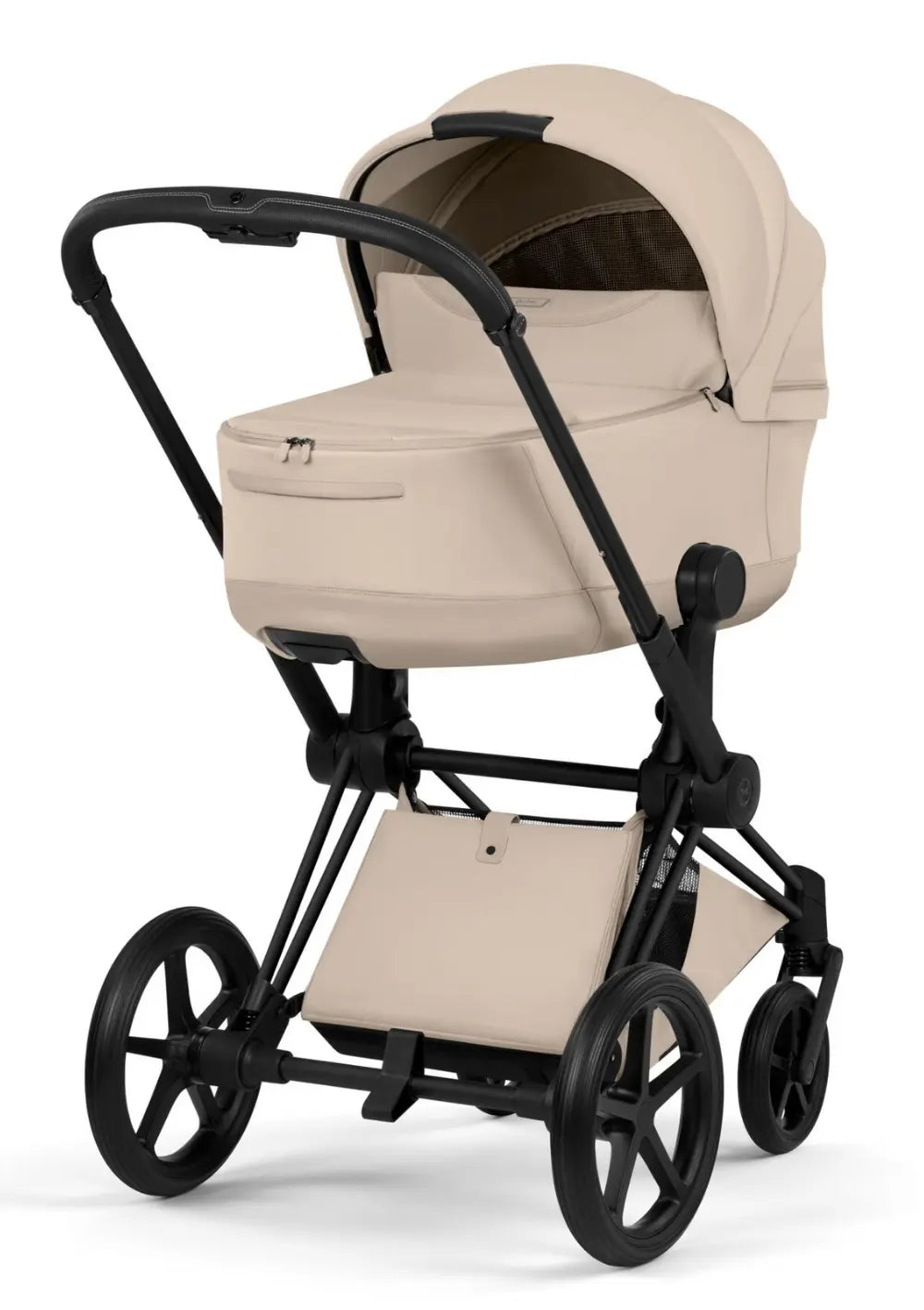 Cybex Kinderwagen-Set 'Priam Style' Cozy Beige (Frame Matt Black)