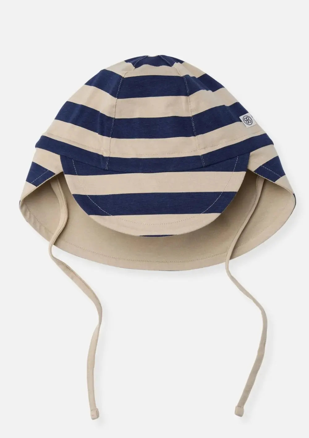 Cloby Sonnenhut UPF 50+ Navy Stripe/Sandy Beach