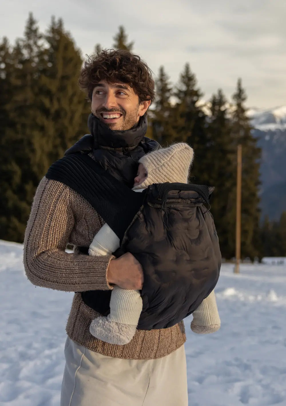 Flybaby Wetter-Cover für Babytrage Black