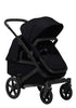 Geschwister-Kinderwagen-Set 'Geo5 Double' Space Black