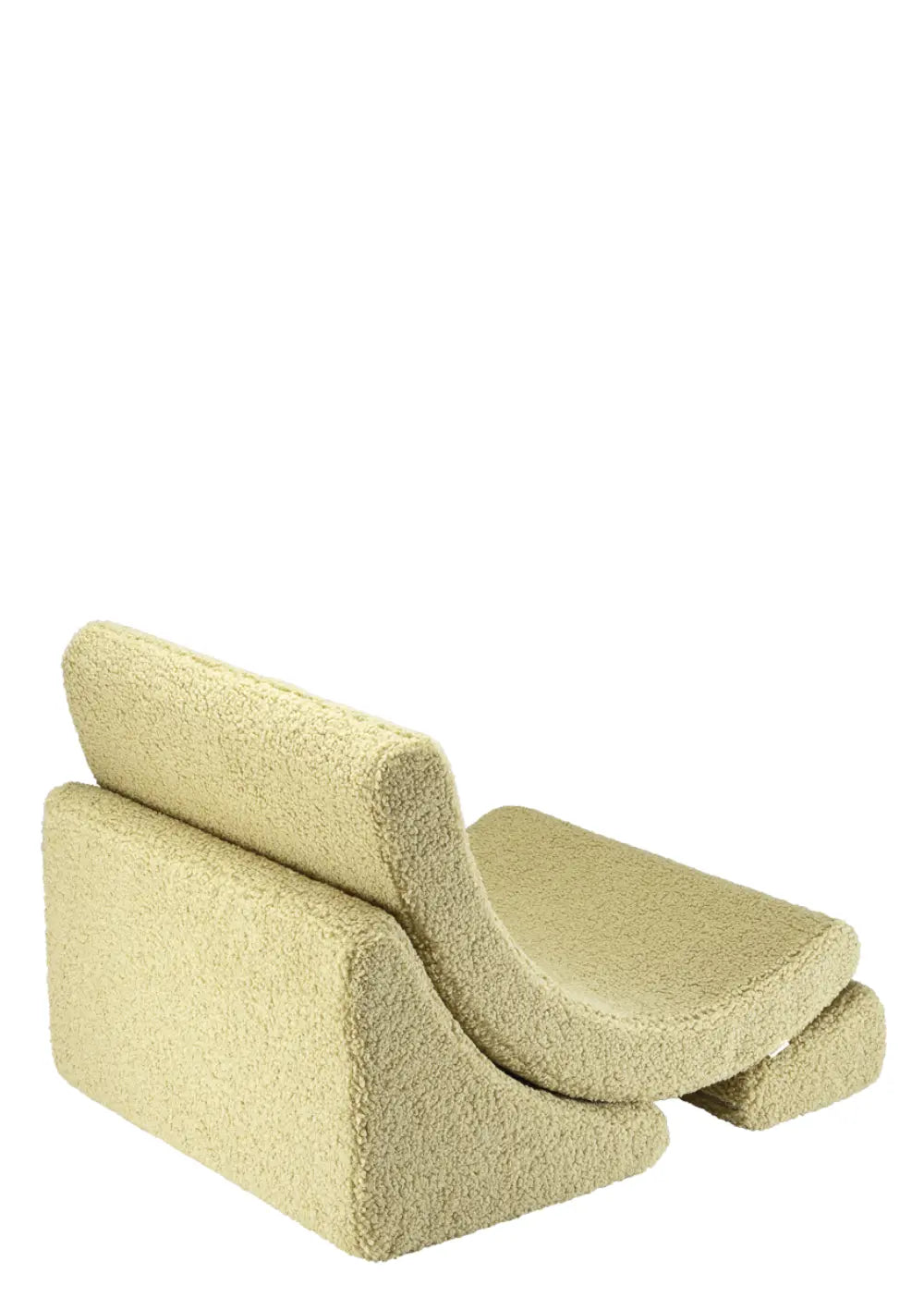 Wigiwama Kindersessel 'Moon Chair' Teddy Matcha