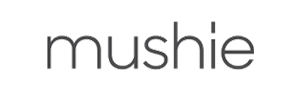 Logo mushie, verlinkt zur Kollektion von mushie