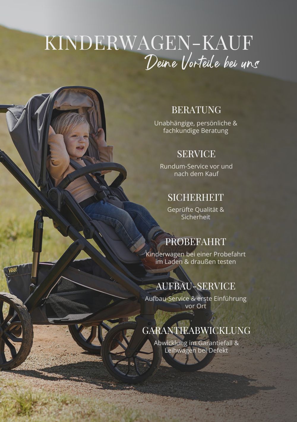 Kinderwagen-Kauf – Deine Vorteile bei uns