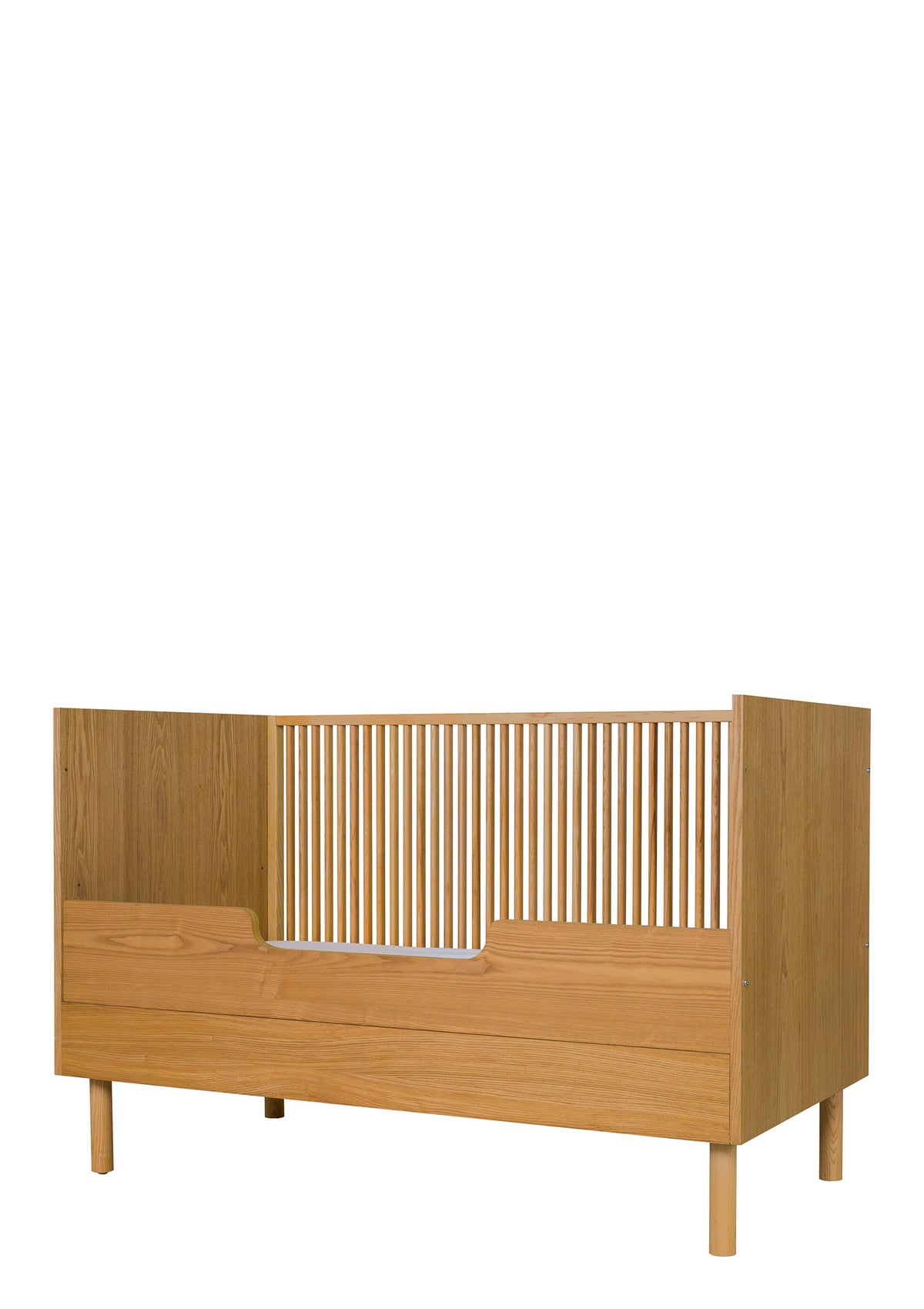 Rausfallschutz 'Hai No Ki' Babybett Natural Ash 140x70