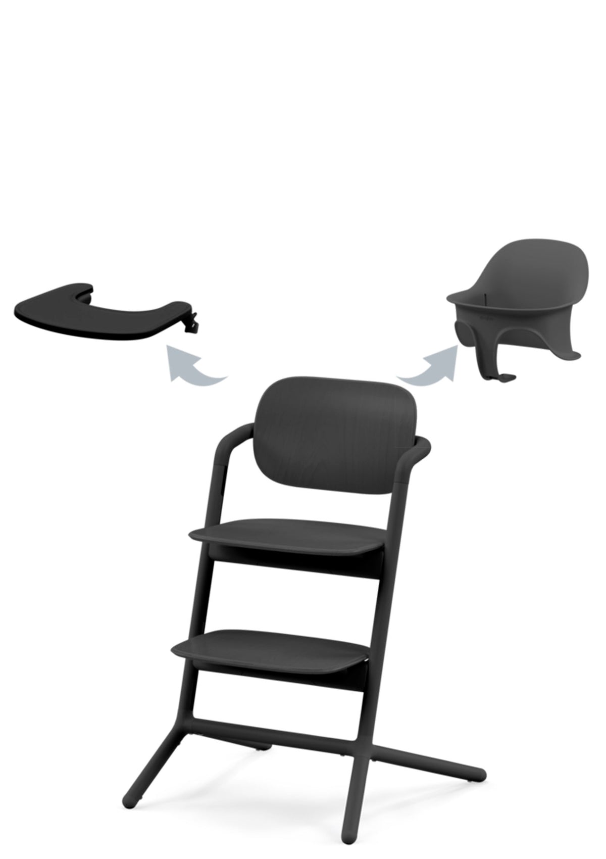 Cybex Hochstuhl Lemo 3-in-1 Stunning Black / Black