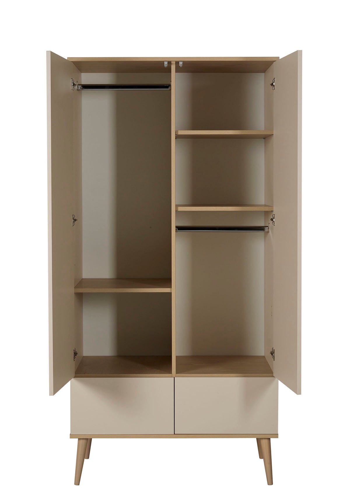 Quax Kleiderschrank 'Flow' Clay
