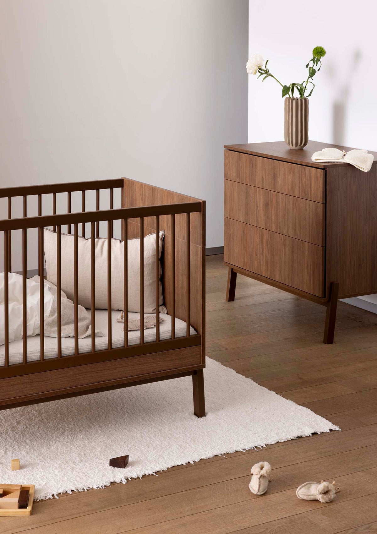 Quax Babybett 'Ashi' 120x60 cm Chestnut
