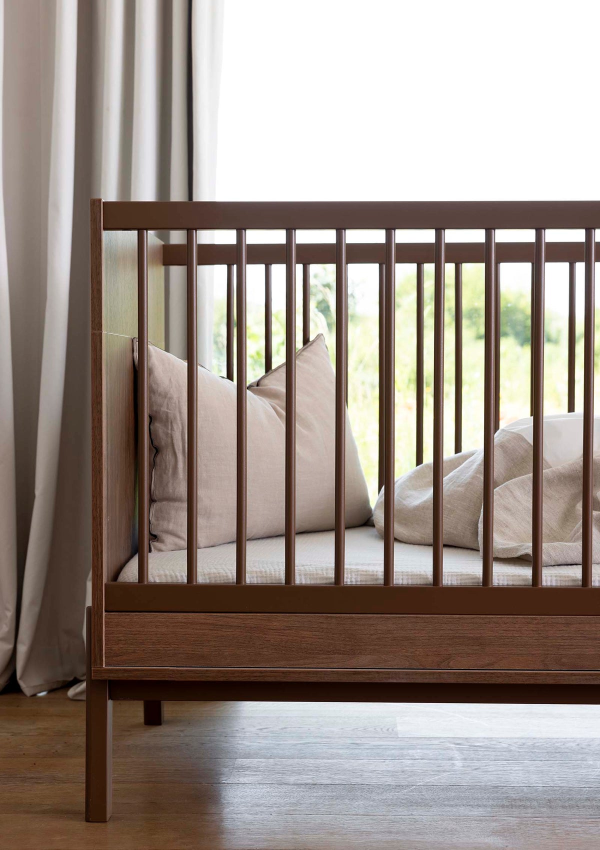 Quax Babybett 'Ashi' 120x60 cm Chestnut