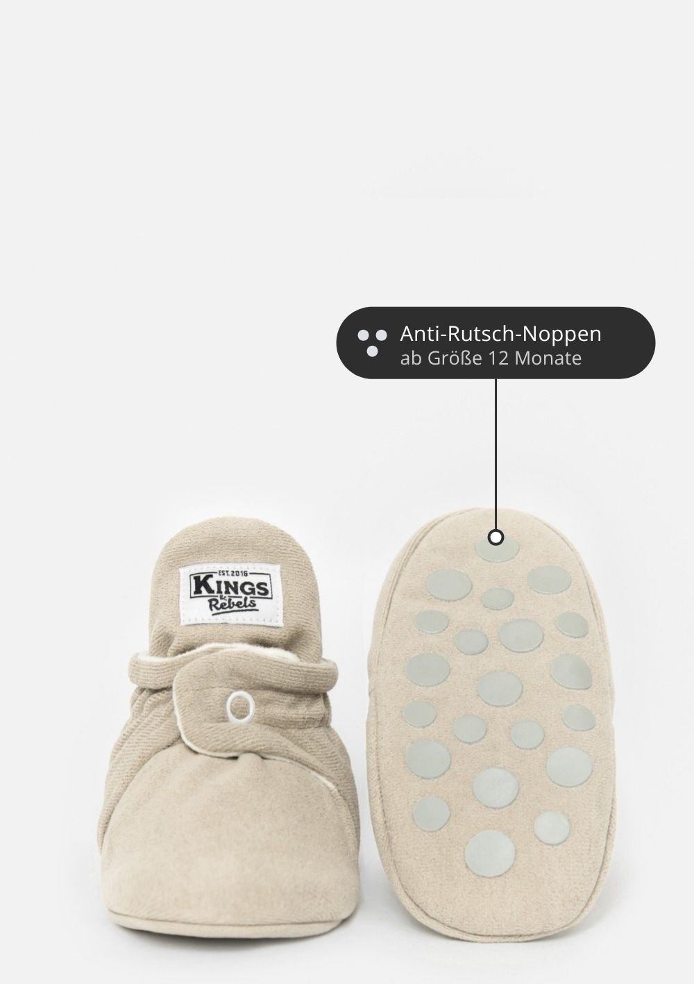 Kings & Rebels Booties Gripper-Linie mit Anti-Rutsch-Noppen ab Größe 12 Monate