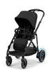 Kinderwagen 'e-Gazelle S' Moon Black  / Black Frame