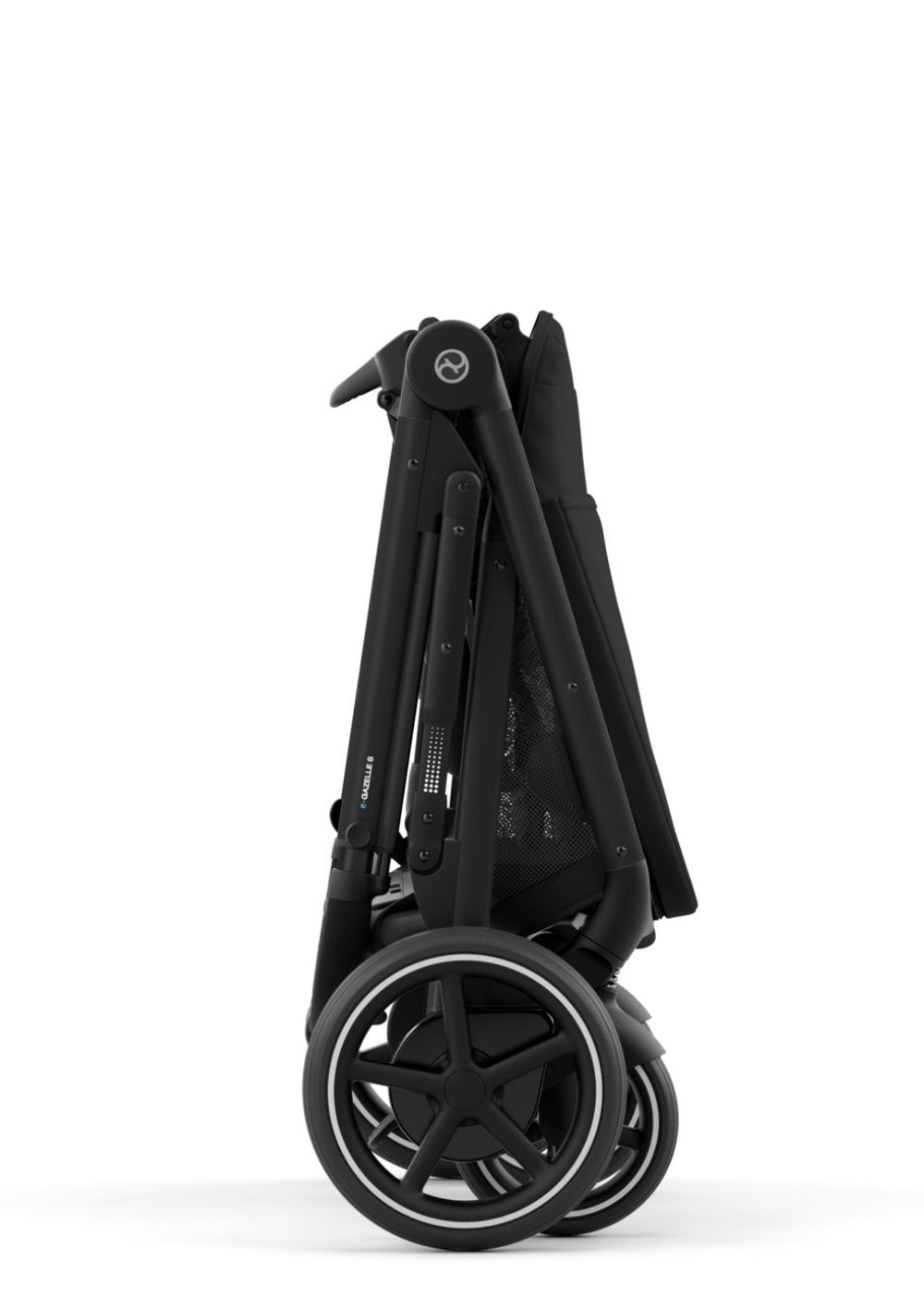 Kinderwagen 'e-Gazelle S' Moon Black  / Black Frame