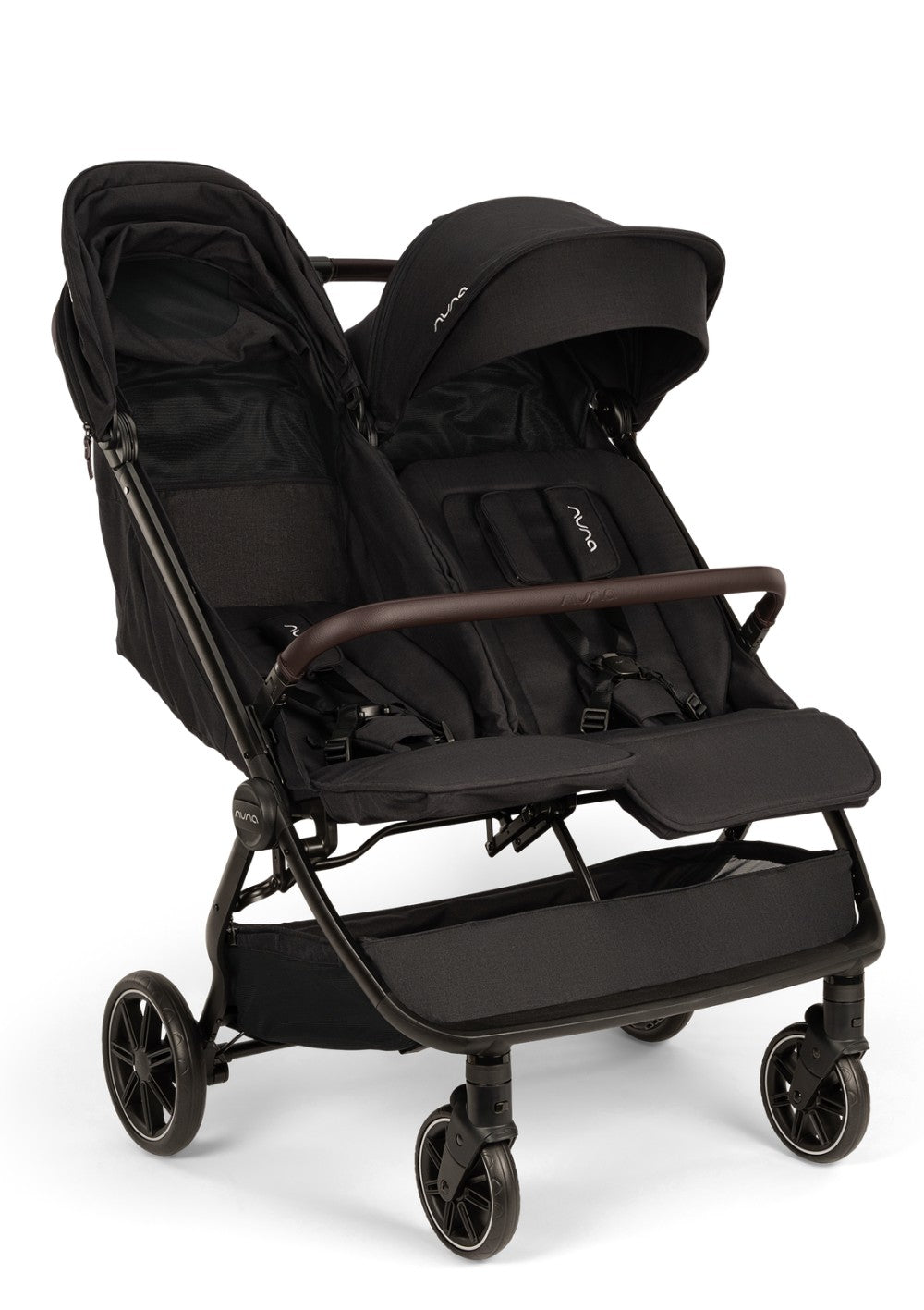 Nuna Geschwisterbuggy 'TRVL dubl ' Caviar