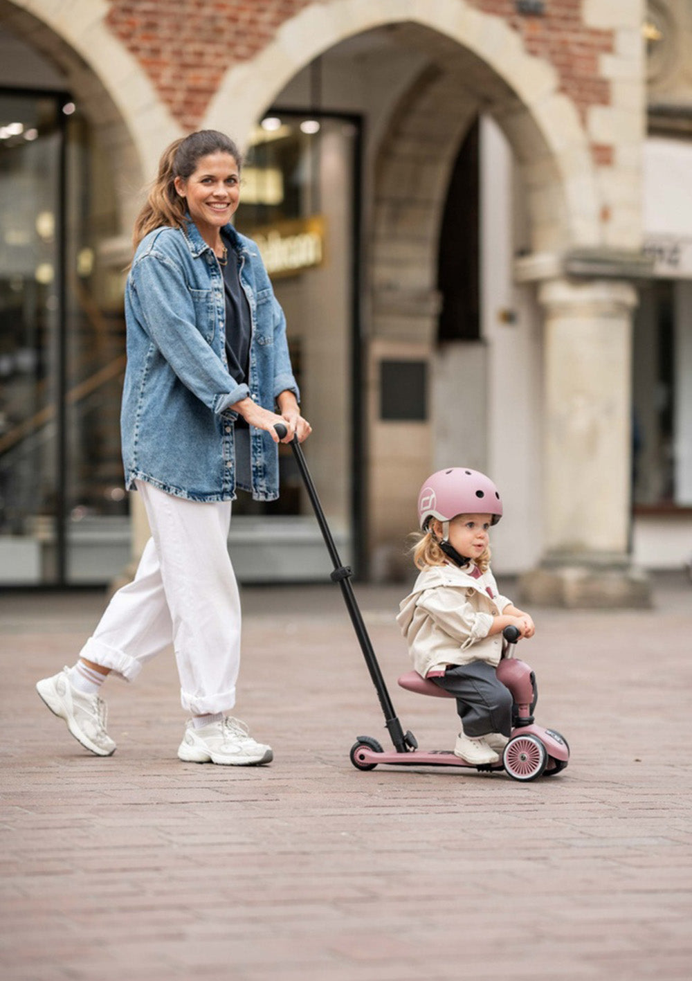 Scoot & Ride 2in1 Kickboard 'Highwaykick 1 Push & Go' wildberry
