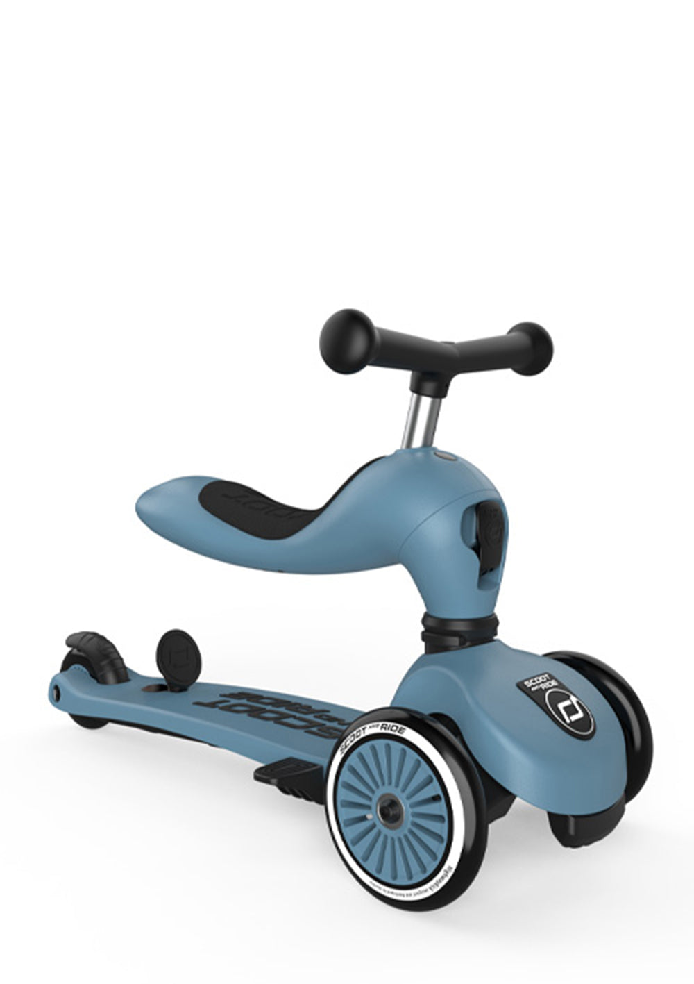 Scoot & Ride 2in1 Kickboard 'Highwaykick 1 Push & Go' steel