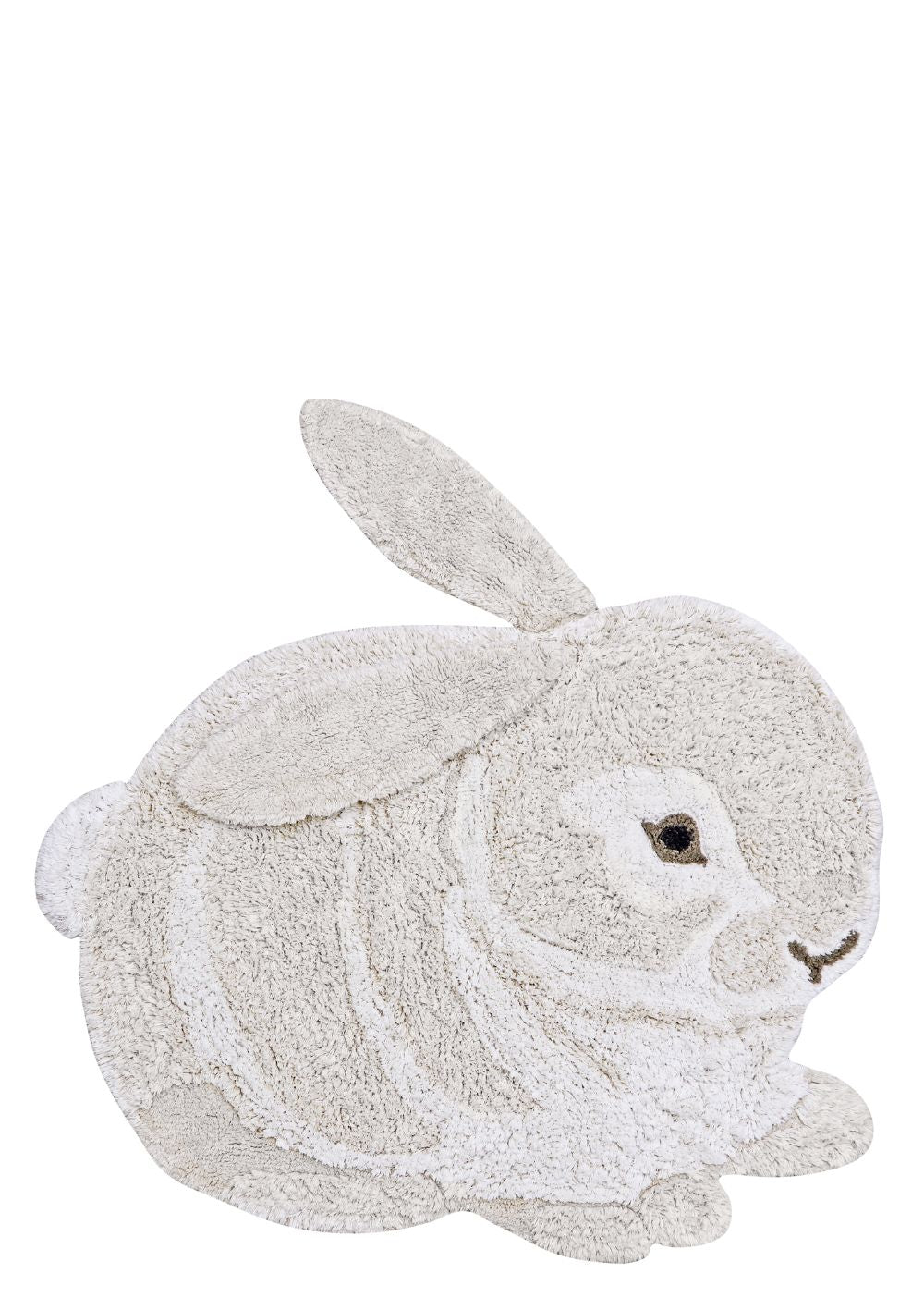 Lorena Canals Teppich mit Tiermotiv 'Bunny' 135 x 130 cm