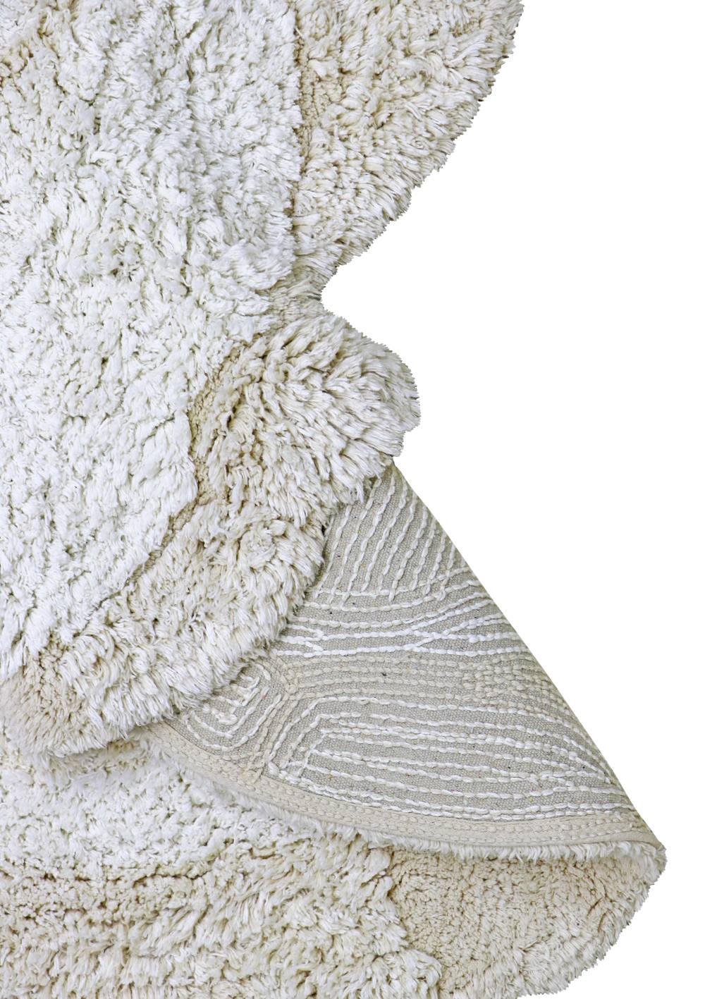 Lorena Canals Teppich mit Tiermotiv 'Bunny' 135 x 130 cm