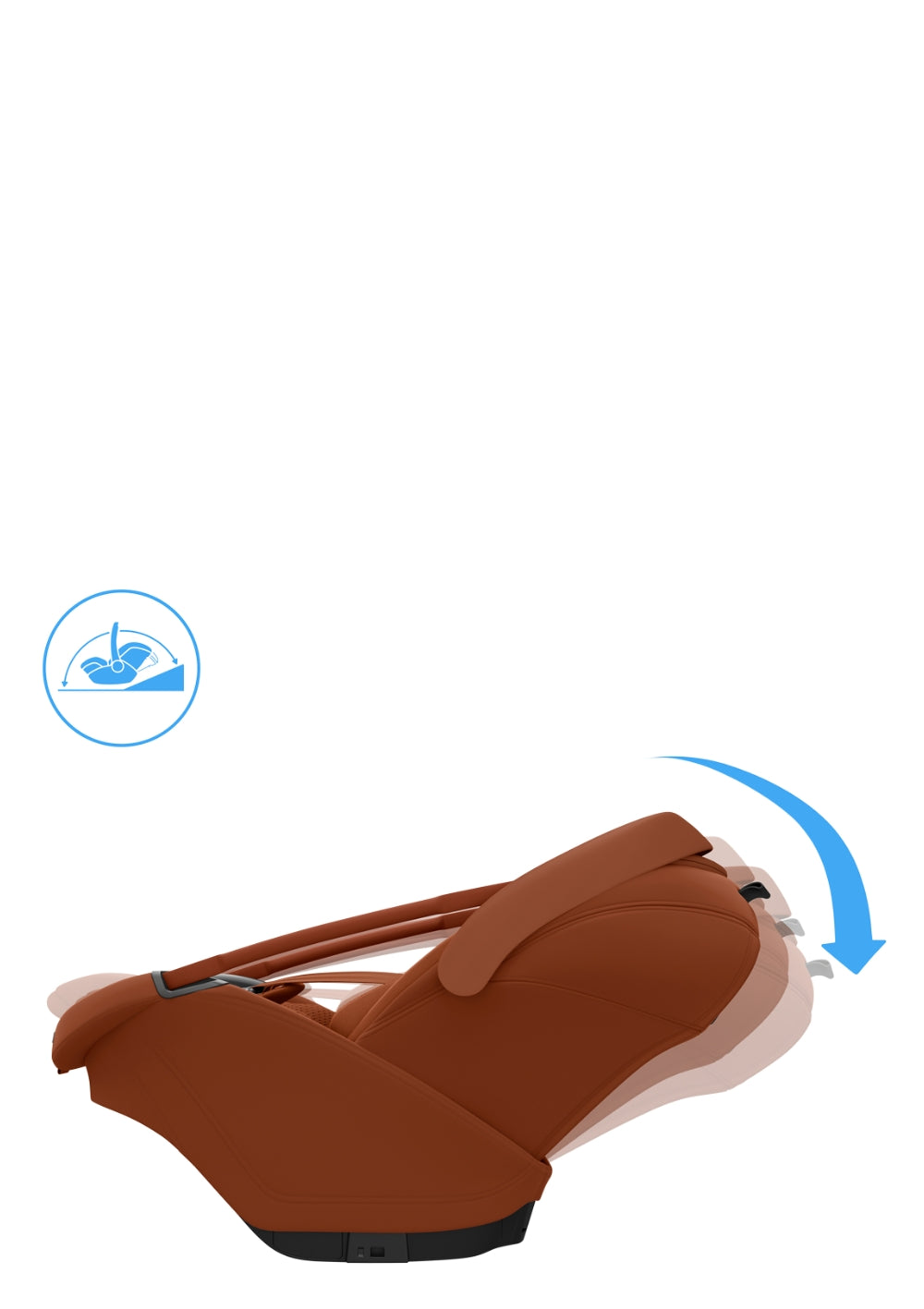 Maxi-Cosi Babyschale 'Coral Slide Pro' Copper Terra – verstellbare Rückenlehne