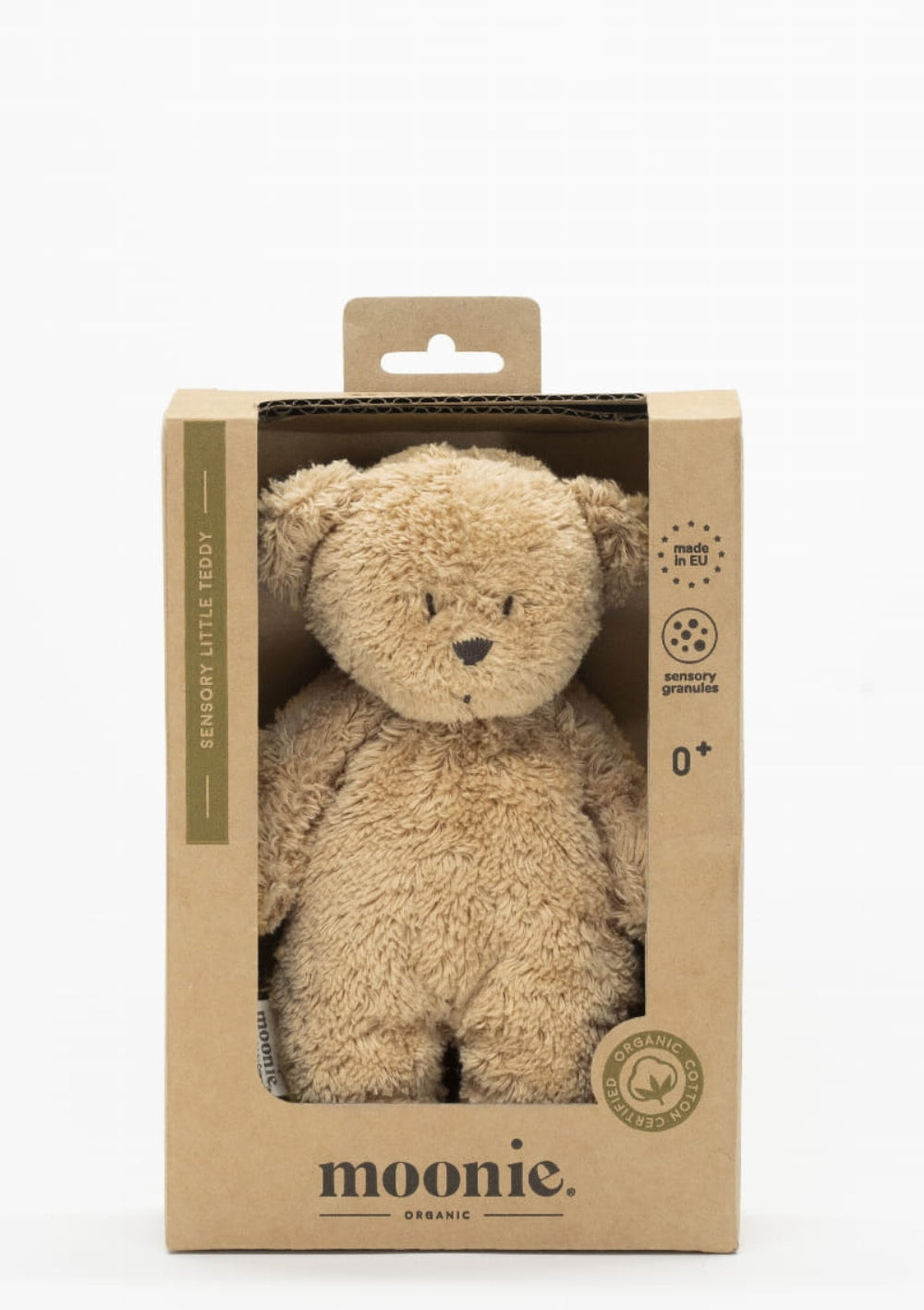 Moonie Teddybär 'Organic Sensory Little Teddy' cappuccino