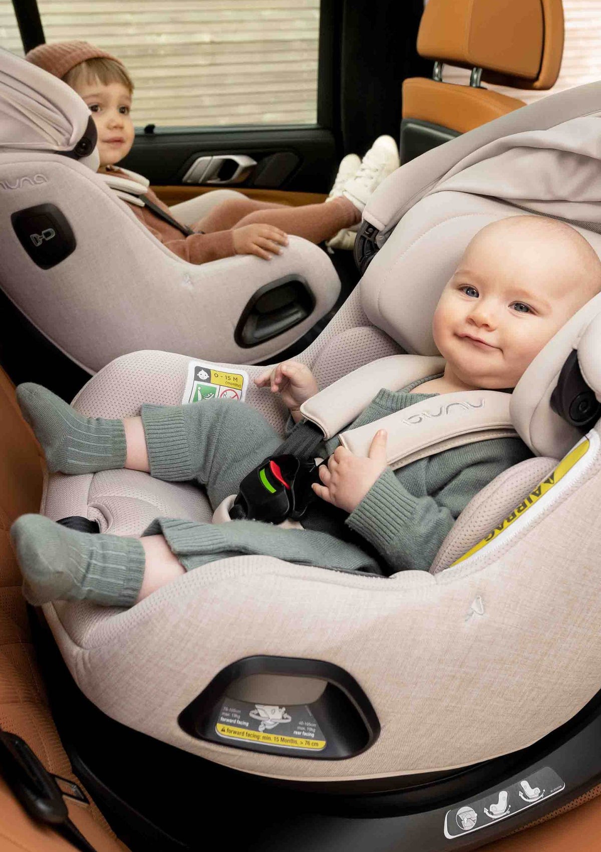 Nuna Kindersitz 'PRUU aire i-Size' Biscotti