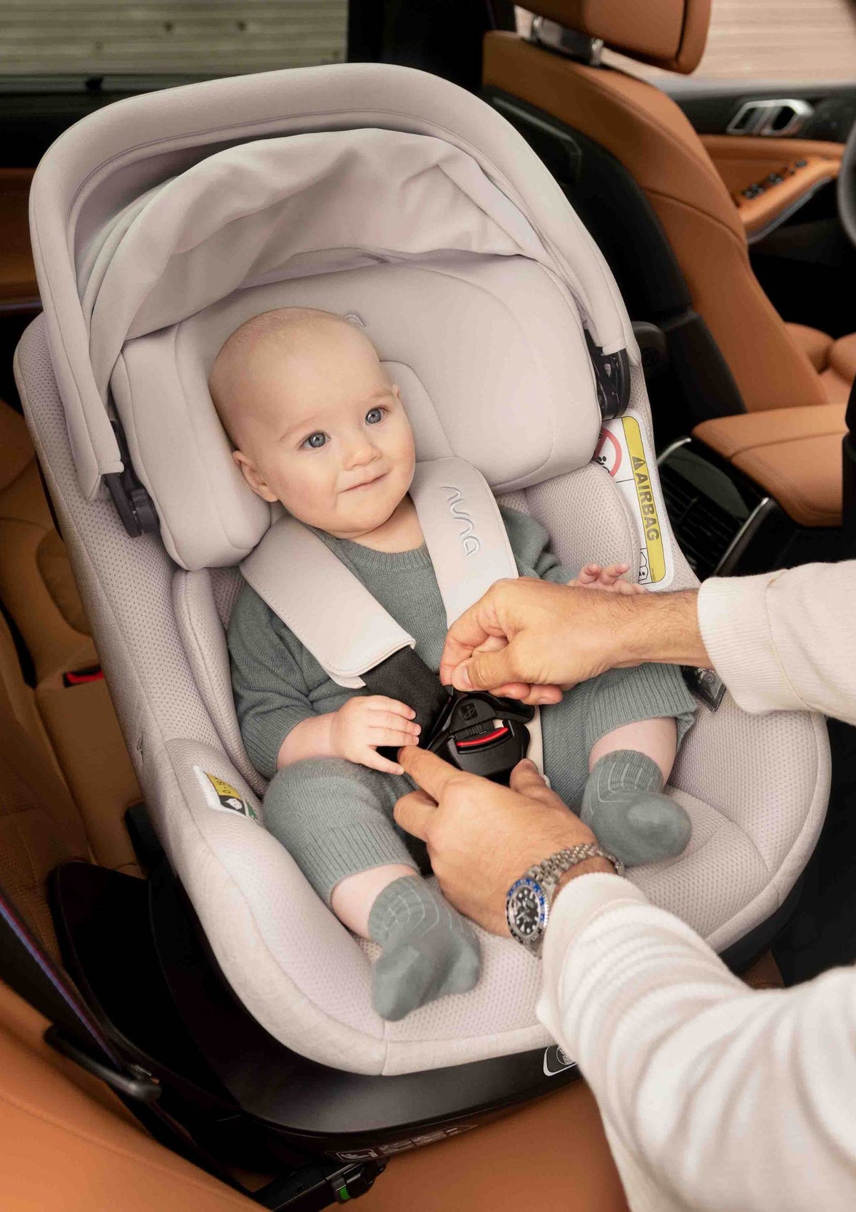 Nuna Kindersitz 'PRUU aire i-Size' Biscotti